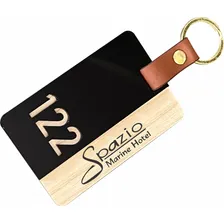 Chaveiro Personalizado Para Hotel Pousada Escolas Kit C/34pç Foto  mini 1