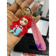 Chaveiro Pingente Princesas Disney Cor Vermelho Foto mini  3
