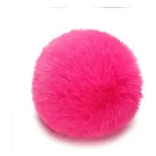 Chaveiro Pompom Brasil Rosa Neon Foto mini 3