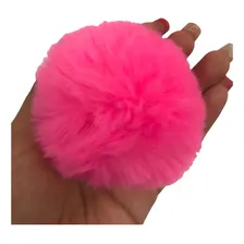 Chaveiro Pompom Brasil Rosa Neon Foto mini 4