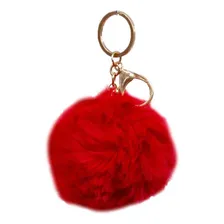 Chaveiro Pompom - Chaveiro E Bolsas - Vermelho Foto mini 1
