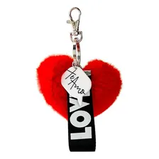 Chaveiro Pompom Com Alça - Te Amo Te Amo - Romântico - Uatt Foto  mini 1