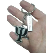 Chaveiro Psicologia Profissão Placa De Metal Foto mini  2