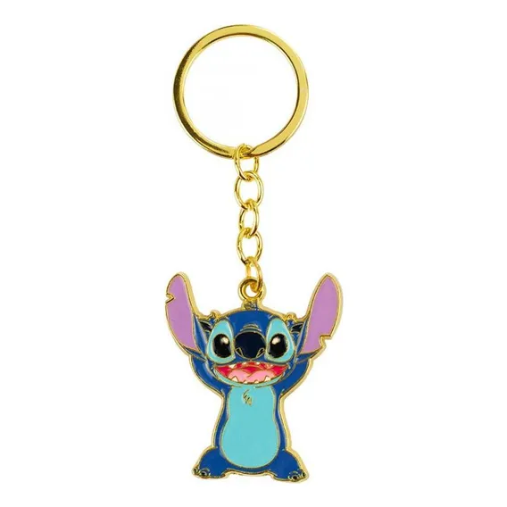 Chaveiro Stitch Patinhas Pra Cima 4.5cm - Disney Foto 1