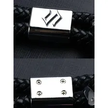 Chaveiro Suzuki Grand Vitara S-cross Jimny Couro Metal Black Foto mini 4