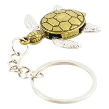 Chaveiro Tartaruga Dourado 4cm Cor Dourado-escuro Foto mini 2