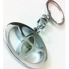 Chaveiro Toyota Em Metal 4cmm Girat贸rio Corola Camry Hilux Foto mini 1