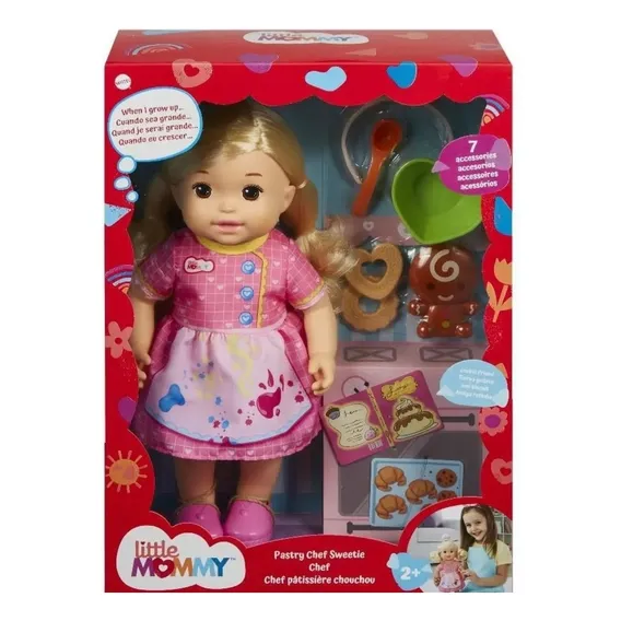 Chef De Cozinha Little Mommy - Mattel Hgn60-hgn62 Foto 1