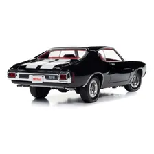 Chevrolet Chevelle Ss 1970 Muscle Machines 1:18 Autoworld Foto mini 3