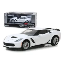 Chevrolet Corvette Z06 2019 1:24 Greenlight Branco Foto mini 1