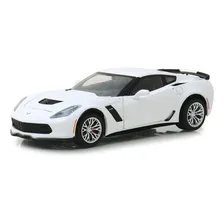 Chevrolet Corvette Z06 2019 1:24 Greenlight Branco Foto mini 2