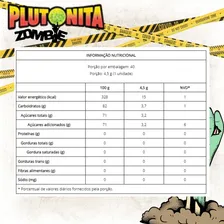 Chiclete Plutonita Língua Ácida Arcor 180g Kit 6 Caixas Foto mini  3