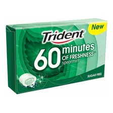 Chiclete Trident 60 Minutes Spearmint 20g Foto  mini 1
