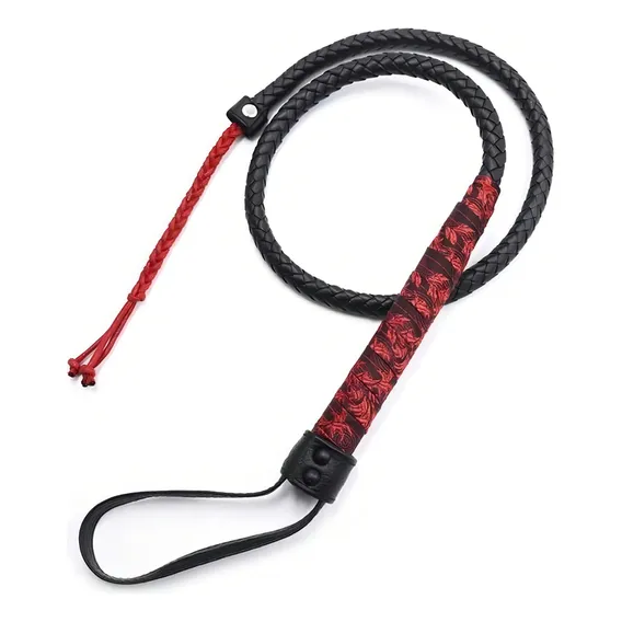 Chicote de couro Flogger, Bdsm, Bondage, Chicote Premium Foto 1