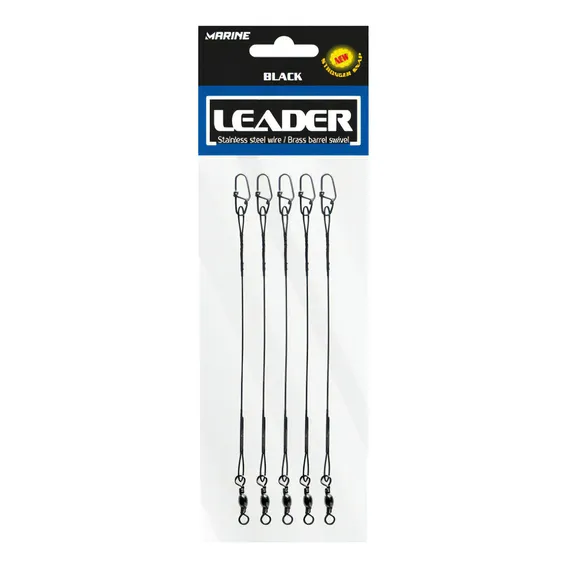 Chicote Leader Black Hook Snap Marine Sports Nº6 30 Peças Foto 1