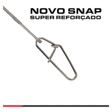 Chicote Leader Nickel Hook Snap Ms Nº4 (10,20cm) - 100 Peças Foto mini 2