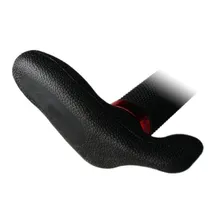Chifre Bar End Emborrachado Ergonômico Anatômico Guidão Bike Cor Preto Foto mini 4