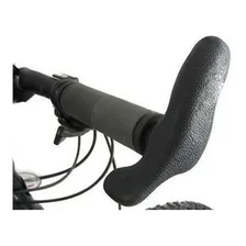 Chifre Bar End Emborrachado Ergonômico Anatômico Guidão Bike Cor Preto Foto  mini 1
