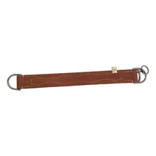 Chinchador Em Couro Com Argolas E Destorcedor Em Inox Cor Marrom Foto mini 2