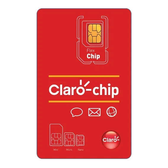 Chips De Celular 4g Pré Já Cadastrado Com Recarga Ddd Automático Claro Foto 1
