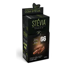 Chocolate Adoçado Com Stevia 66 Cacau 6x80g - Stéviachoco Foto mini 4