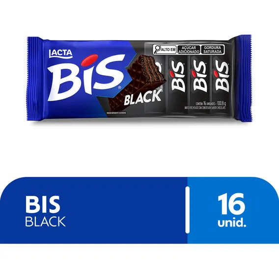 Chocolate Bis Black - 100,8g Foto 1