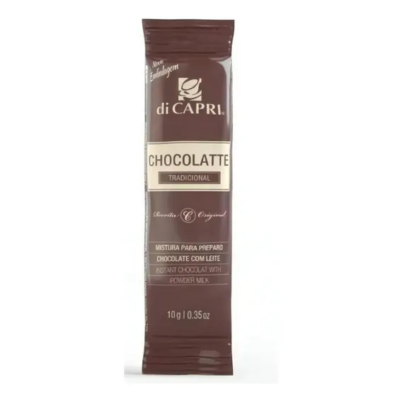 Chocolate Com Leite Di Capri Sache 10g 100 Unidades Foto 1