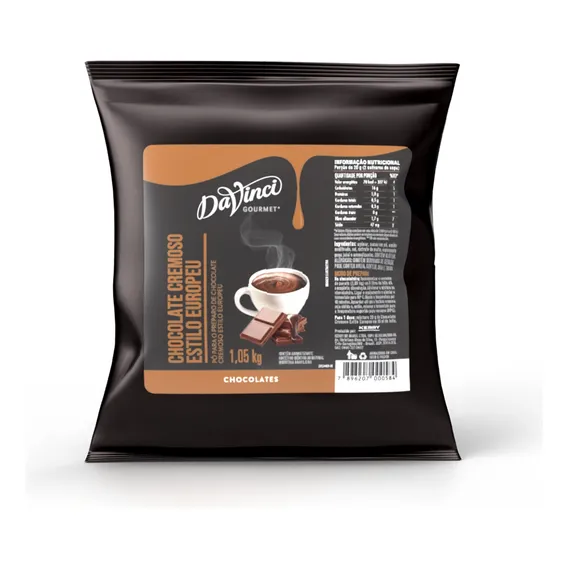 Chocolate Cremoso Europeu Davinci Gourmet Foto 1