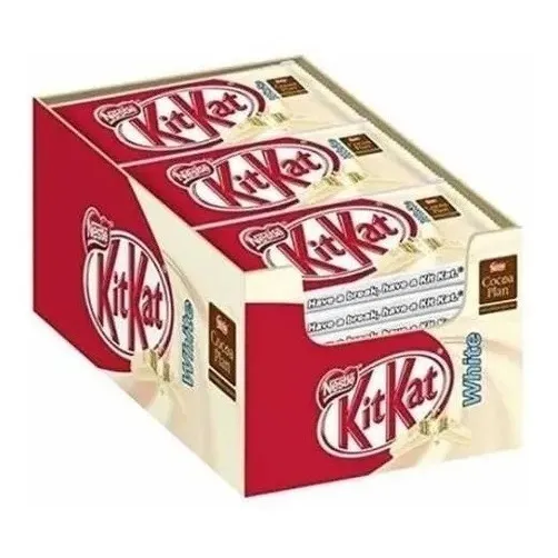 Chocolate Kit Kat Branco 41,5g Caixa C/24 Unidades Foto 1
