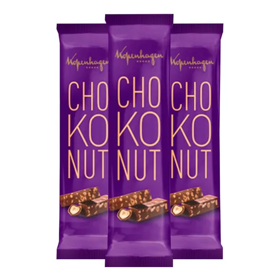 Chocolate Kopenhagen Chokonut 230g - Kit Com 6 Foto 1