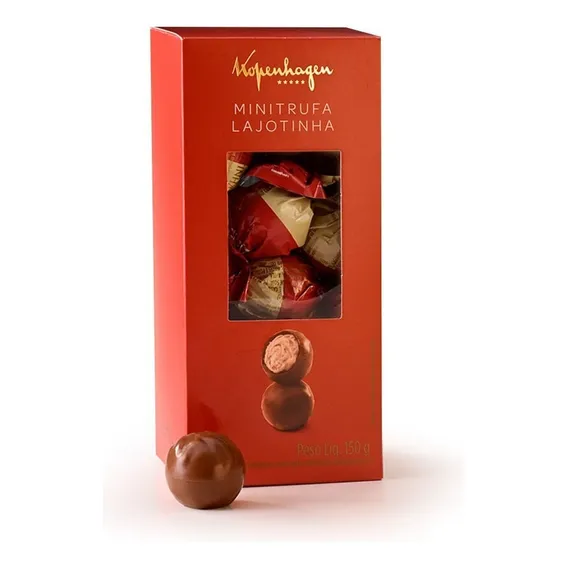 Chocolate Mini Trufas Lajotinha Kopenhagen 150g Foto 1