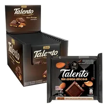 Chocolate Talento Meio Amargo AmĂȘndoas 85g C/12un - Garoto Foto mini 2