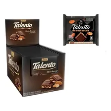 Chocolate Talento Meio Amargo AmĂȘndoas 85g C/12un - Garoto Foto mini 1