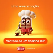 Chocolate Top Harald Gotas Ao Leite Cobertura 1,050kg Foto mini 4