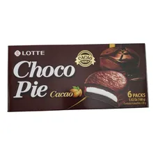 Chocopie Alfajor Cacau Premium Coreano Lotte 6 Unid Foto mini 1