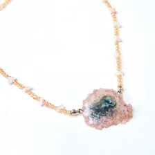 Choker Ulla - Estalactite De Cristal Com Zirc么nias Foto mini 2