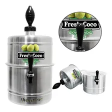 Chopeira Coqueira Gela Coco Agua De Coco 5,1 Litros Aluminio Refrigerada A Gelo Foto mini 1