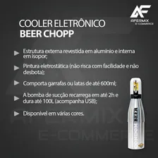 Chopeira Eletrônica Portátil Recarregável 110/220v Compacta Cor Verde Foto mini 3