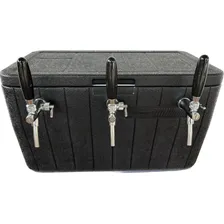 Chopeira Gelo 45 Litros 3 Vias Torneira Italiana Serpentina Cor Preto Foto mini 1