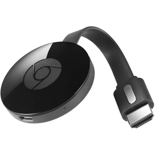 Chromecast 2 Full Hd Wifi Streaming De Vídeo Netflix Cor Preto Foto 1