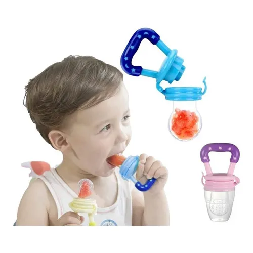 Chupeta Alimentadora Bebê Frutinhas Introdução Alimentar Top Cor 1-chupeta Menino Foto 1
