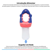 Chupeta Alimentadora Infantil Anti-engasgamento P/ +6 Meses Cor Roxo Foto mini 3