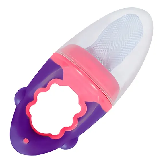 Chupeta Alimentadora Infantil Anti-engasgamento P/ +6 Meses Cor Roxo Foto 1