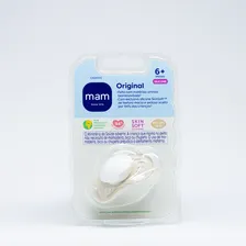 Chupeta Bico De Silicone Original 6m+ Neutra - Mam Foto mini 4