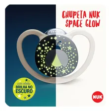 Chupeta Bico Silicone Nuk Sp Glow T1 0-6m Joaninha Foto mini 4