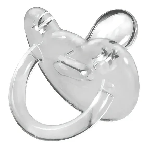 Chupeta Calmante Silicone Soft Comfort Kuka Transparente N.2 Foto 1