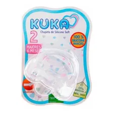 Chupeta Calmante Silicone Soft Comfort Kuka Transparente N.2 Foto mini 2