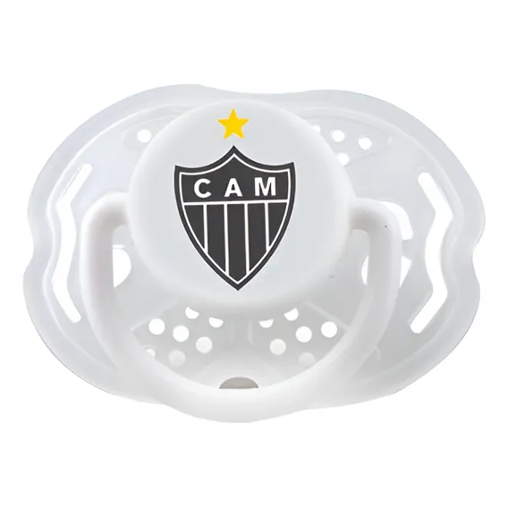 Chupeta Clean Red Atlético Mineiro - Kids Gol Cor Branco Período De Idade 12-18 Meses Foto 1