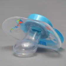 Chupeta Divertida Silicone Redondo (6+m) Tam.2 - Azul- Lillo Foto mini 2