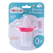Chupeta Dosadora Dosador Dar Remédio Para O Bebê Pimpolho Cor Rosa Foto mini  2